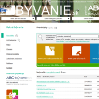 www.PRE-BYVANIE.sk - Zoznam prevádzok bývania, kontaktné informácie, otváracie hodiny, mapa.