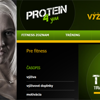 www.PROTEIN4YOU.sk - Protein a Fitness, Tréning, ESHOP, Časopis, Výživové doplnky, Tréningové plány