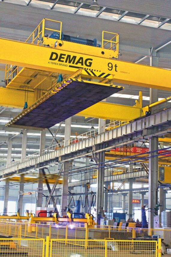Demag Pilot Project for Efficient Sheet Metal Working
