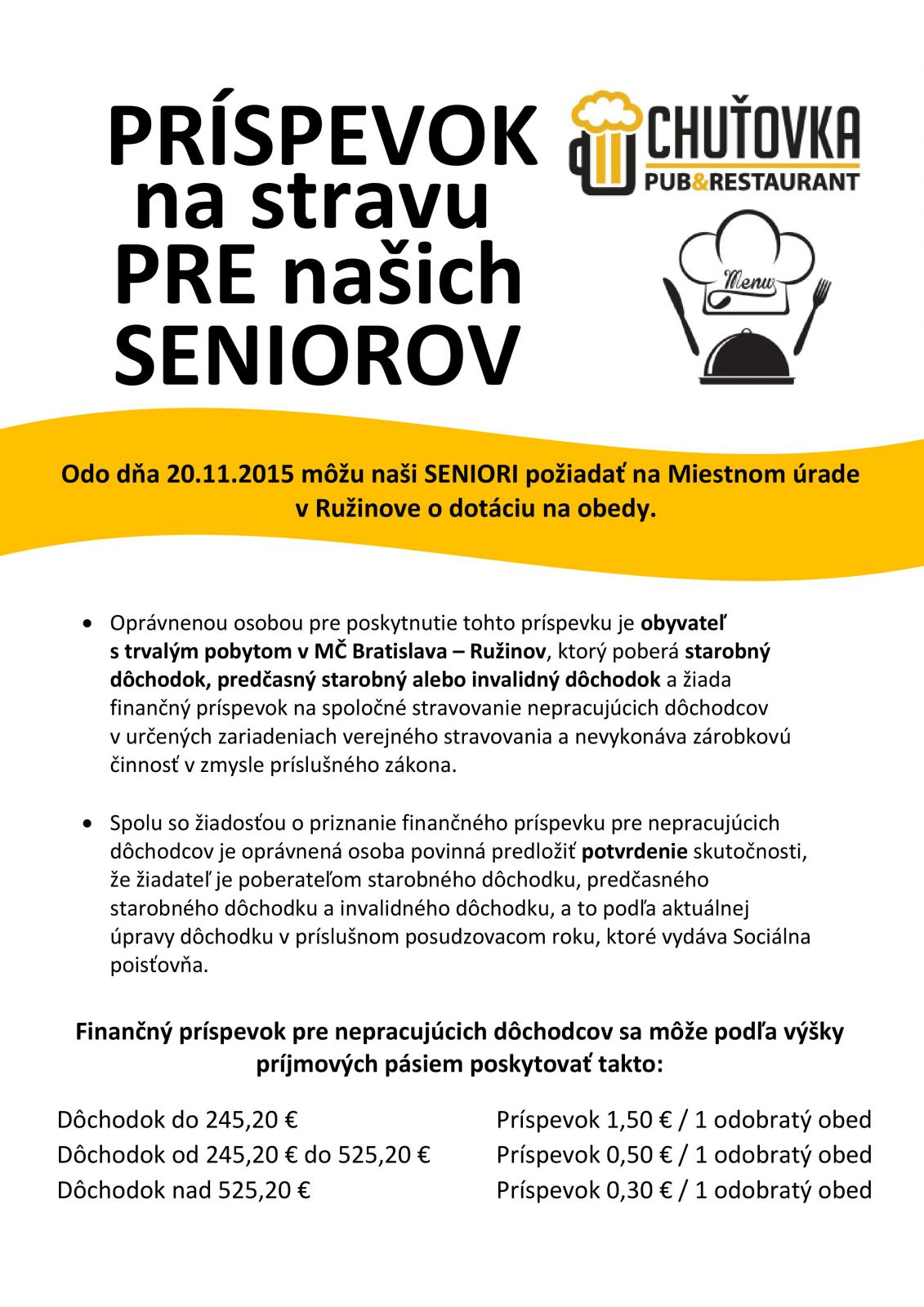 Stravovanie seniorov