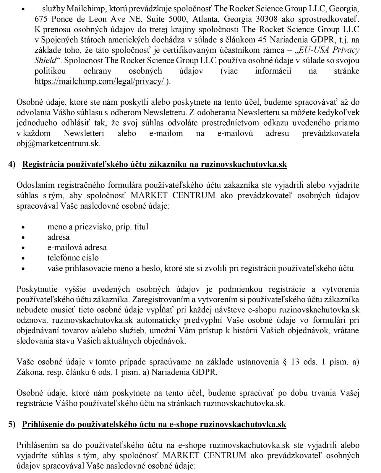 Ochrana osobných údajov